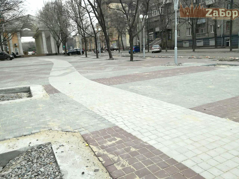 Реконструкция проспекта Маяковского в Запорожье